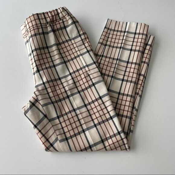 ARITZIA Wilfred Dorantal Plaid Trouser Pants Womens 00 - Picture 8 of 8
